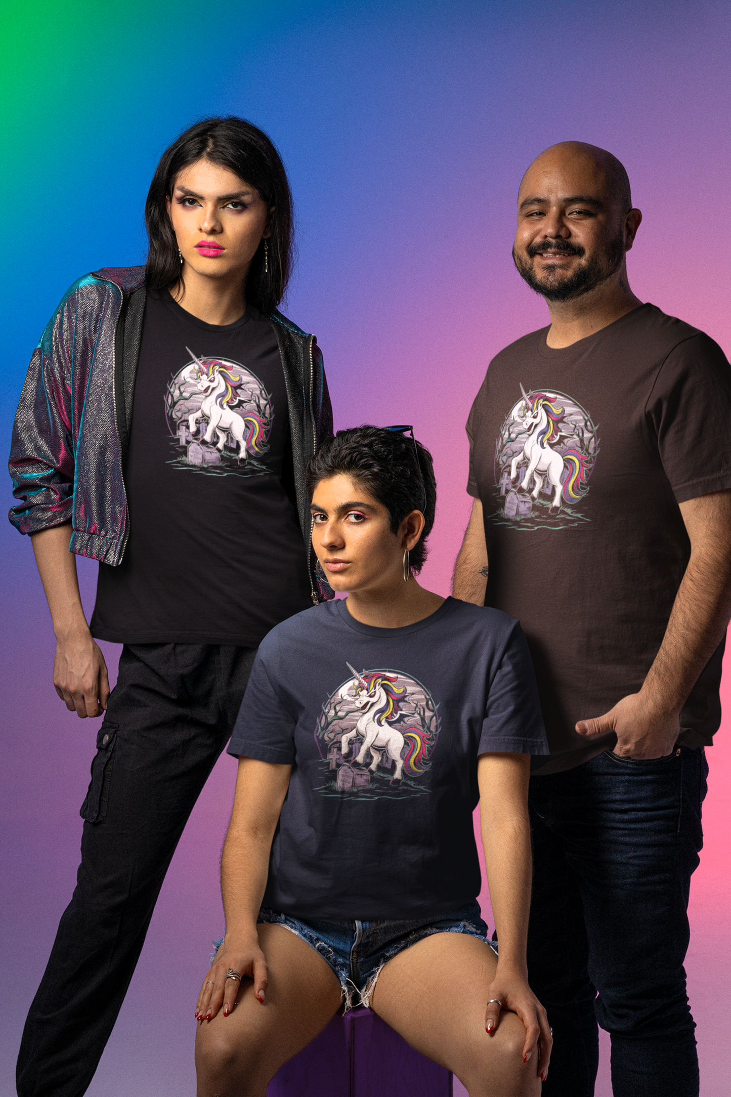 Unicorn T-shirt Unisex Soft style  Short Sleeve T-Shirt