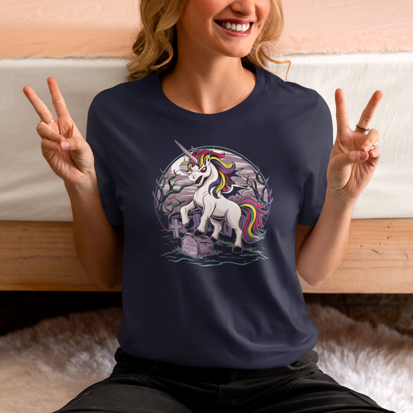 Unicorn T-shirt Unisex Soft style  Short Sleeve T-Shirt