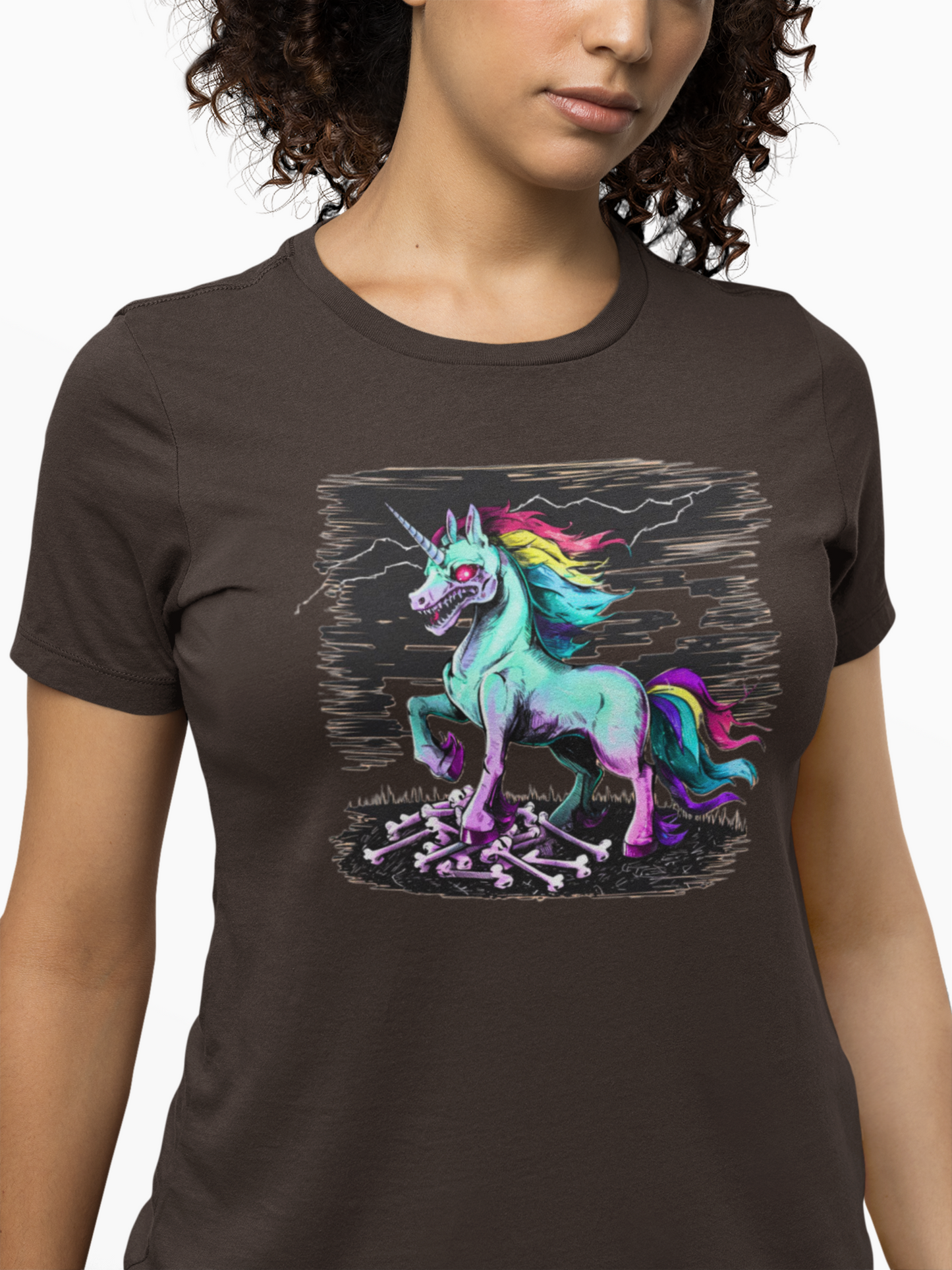 Zombie Unicorn T-Shirt Unisex Soft style Cotton T-Shirt