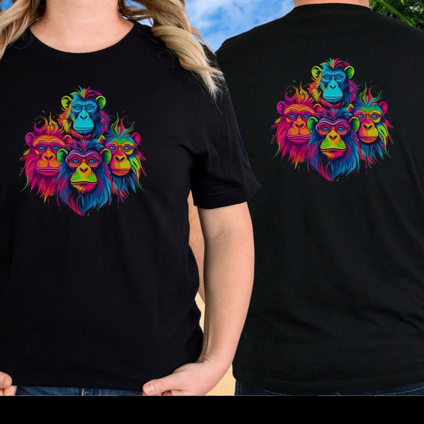 Monkey T-Shirt Monkey T Shirt Monkey Tee Gift For Monkey Lover Gift For Animal Lover Animal Lover T-Shirt Animal Shirt