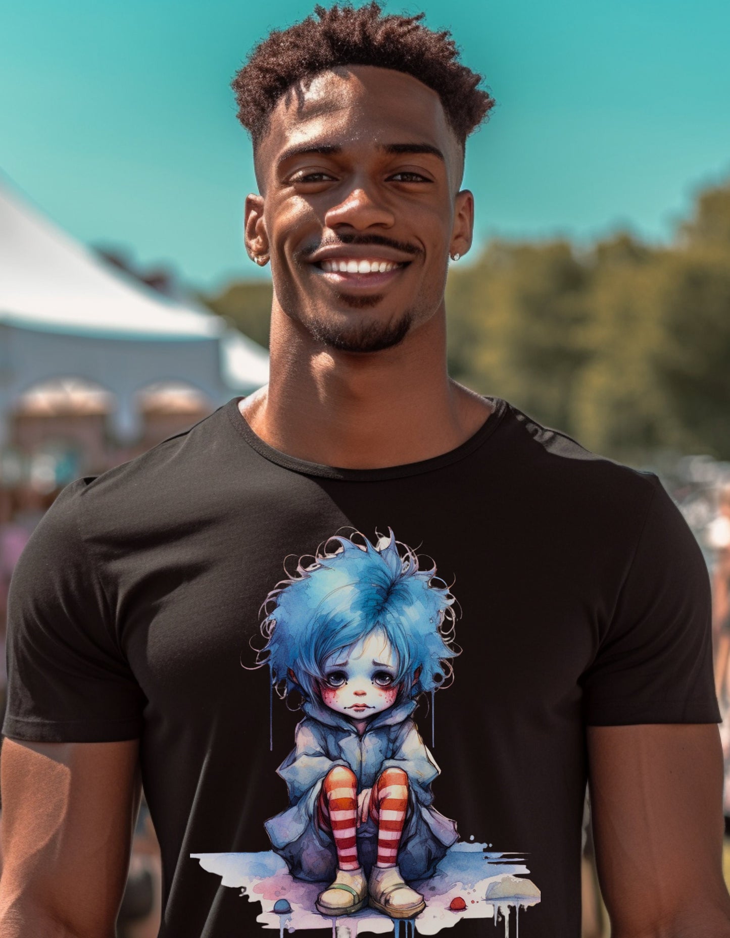 Clown T-Shirt  Funny Clown T Shirt Clown Lover Gift  Gift For Clown Lover Funny Clown Shirt Clown Tee Clown Shirt Clown Lover T Chibi Clown