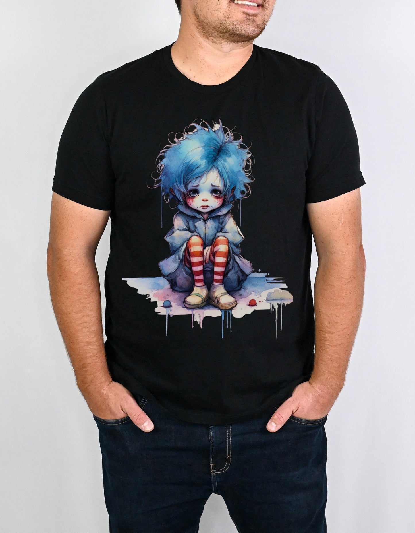 Clown T-Shirt  Funny Clown T Shirt Clown Lover Gift  Gift For Clown Lover Funny Clown Shirt Clown Tee Clown Shirt Clown Lover T Chibi Clown