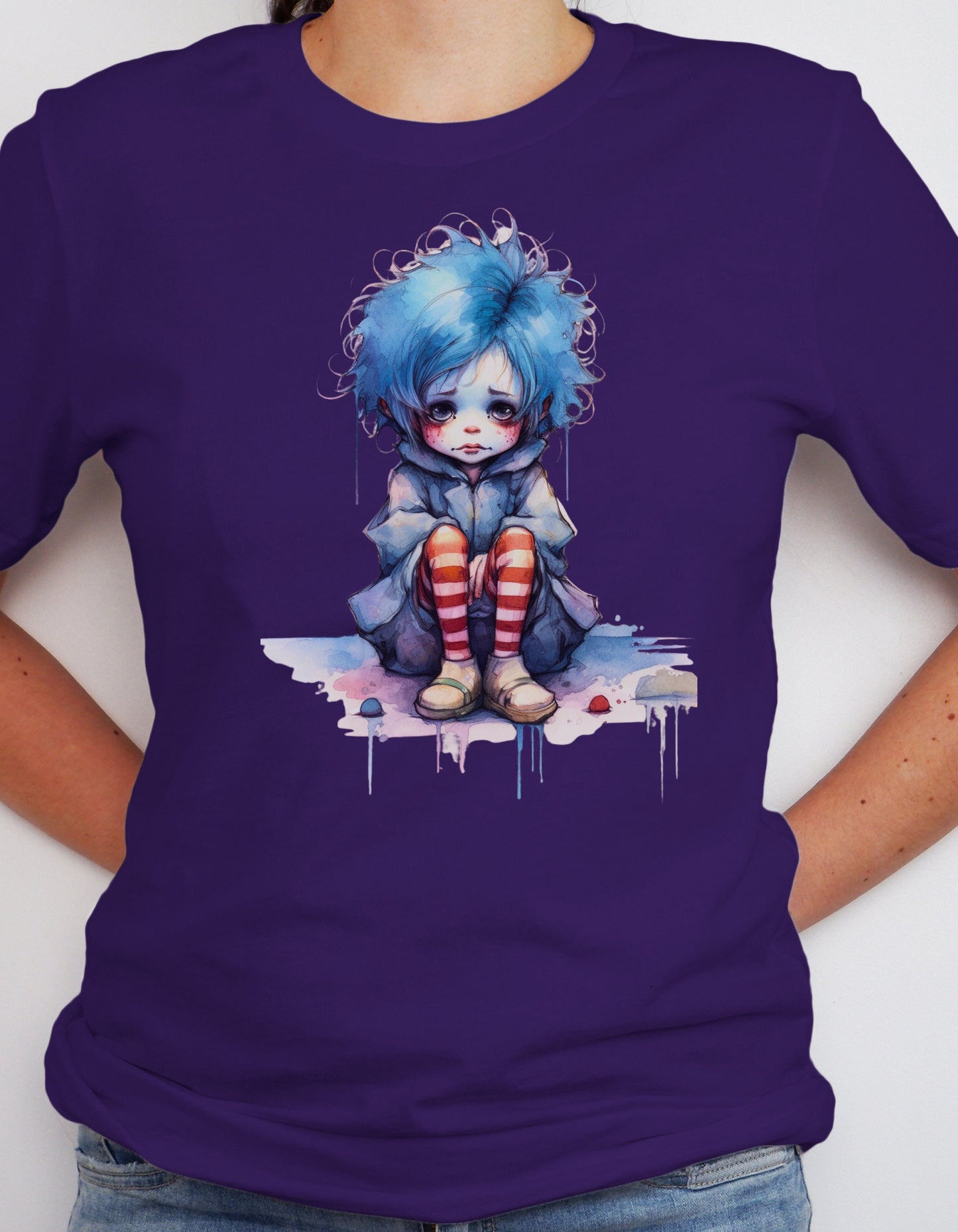 Clown T-Shirt  Funny Clown T Shirt Clown Lover Gift  Gift For Clown Lover Funny Clown Shirt Clown Tee Clown Shirt Clown Lover T Chibi Clown