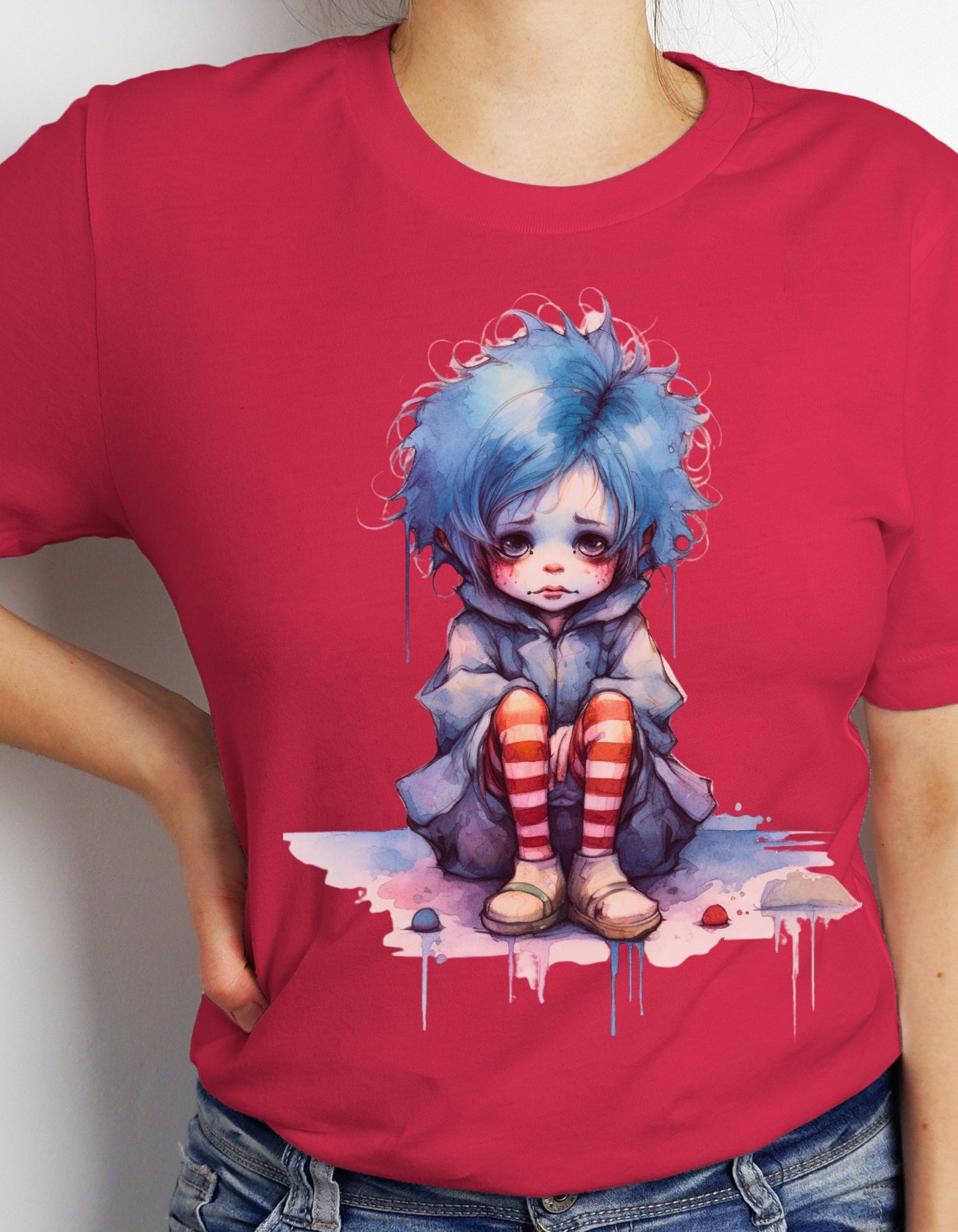 Clown T-Shirt  Funny Clown T Shirt Clown Lover Gift  Gift For Clown Lover Funny Clown Shirt Clown Tee Clown Shirt Clown Lover T Chibi Clown