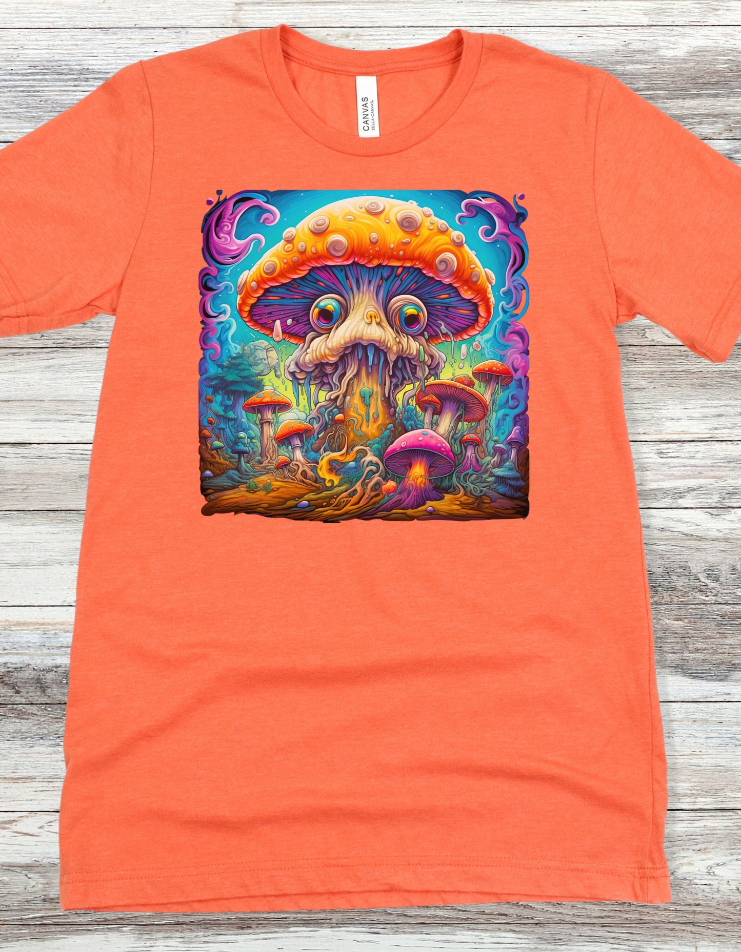 Mushroom T-Shirt Mushroom T Shirt Trippy Mushroom T-Shirt Trippy Magic Mushroom T shirt Psychedelic Mushroom Shirt Gift for Stoner