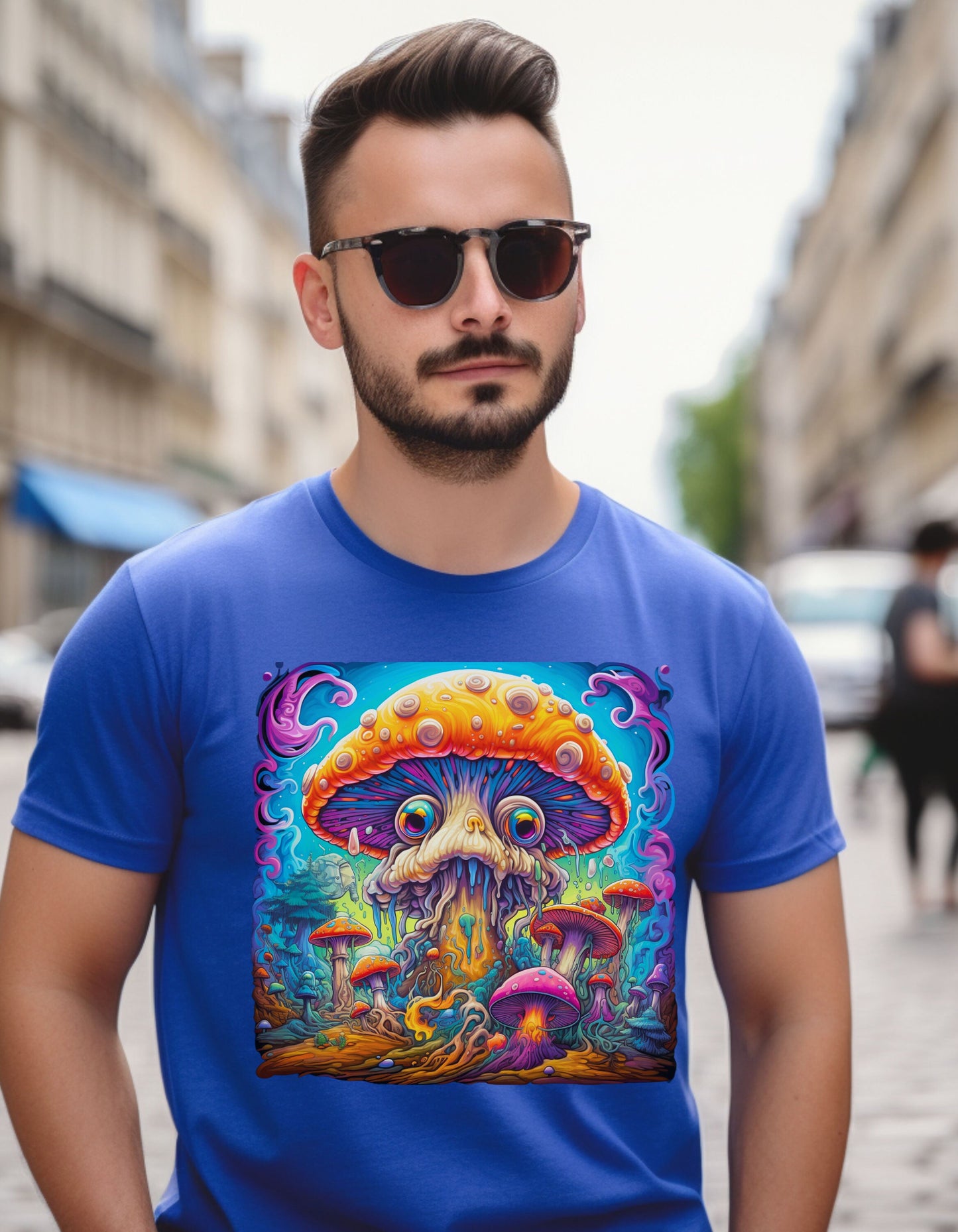 Mushroom T-Shirt Mushroom T Shirt Trippy Mushroom T-Shirt Trippy Magic Mushroom T shirt Psychedelic Mushroom Shirt Gift for Stoner