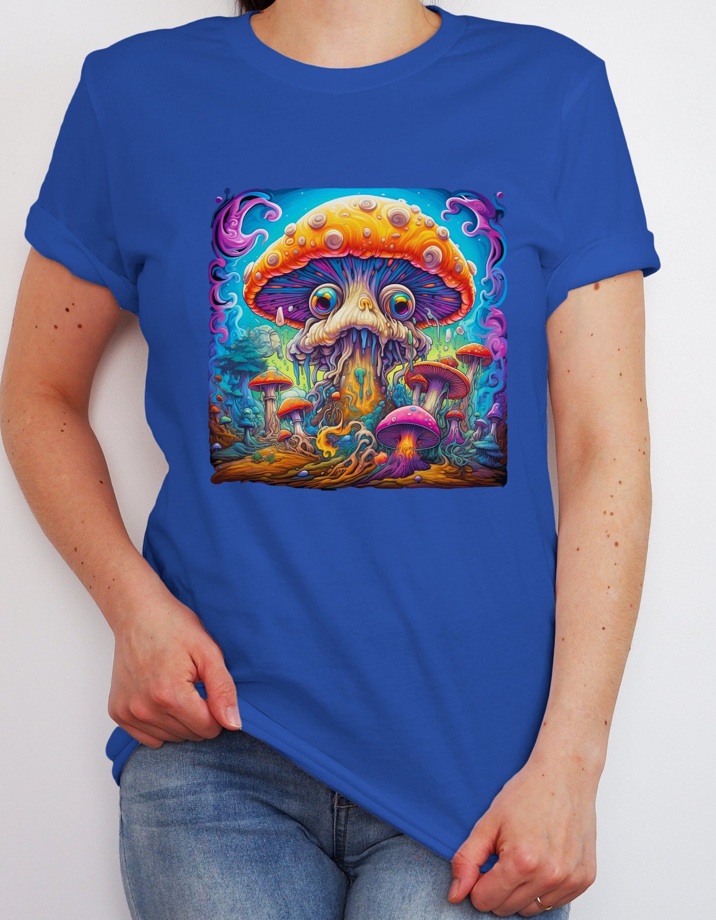 Mushroom T-Shirt Mushroom T Shirt Trippy Mushroom T-Shirt Trippy Magic Mushroom T shirt Psychedelic Mushroom Shirt Gift for Stoner