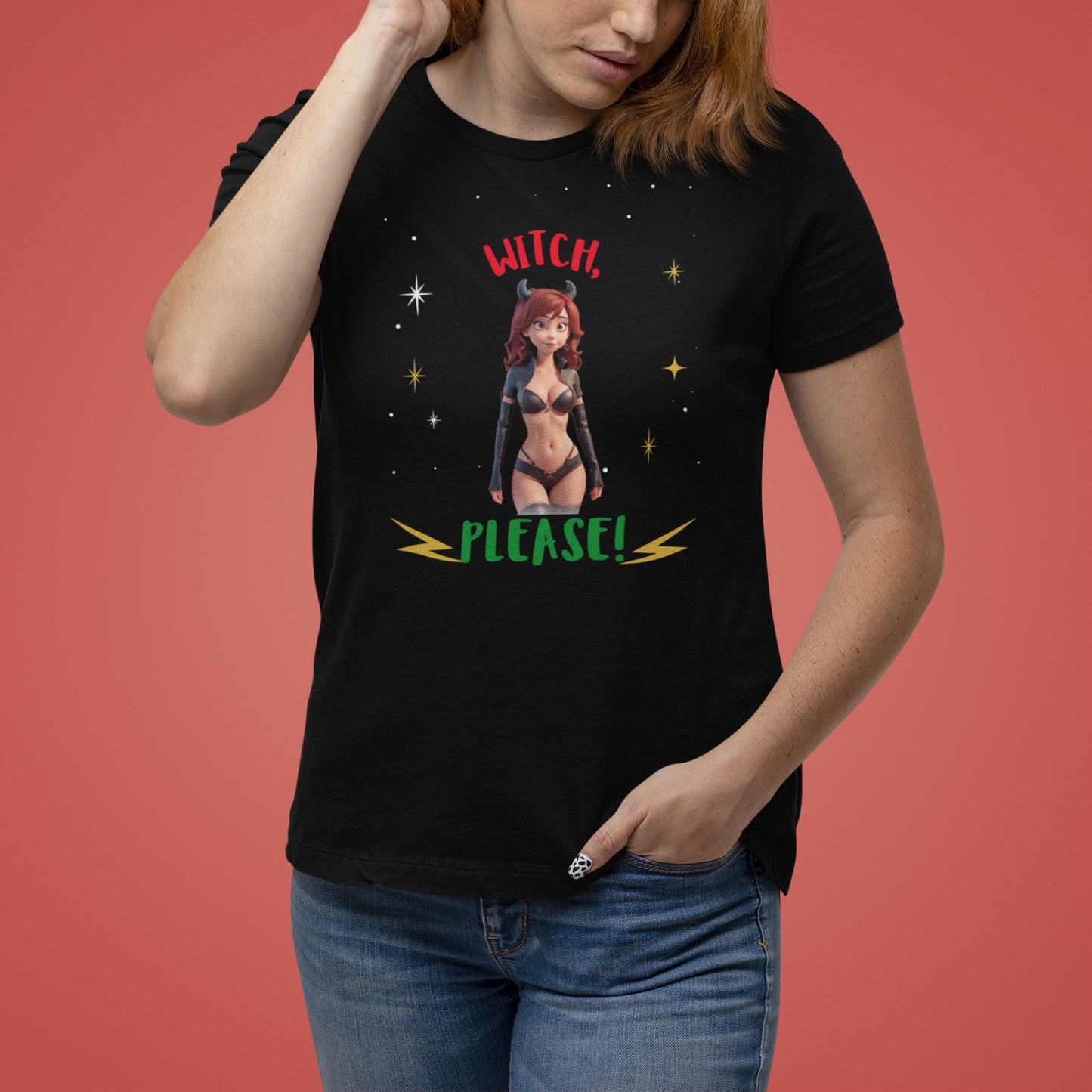 Sexy Elf T-Shirt  Elf T-Shirt Witch T-Shirt Witch T Shirt T-Shirt for Elf Lover Monster T-Shirt Monster Tee Elf Lover Shirt Elf T-Shirt