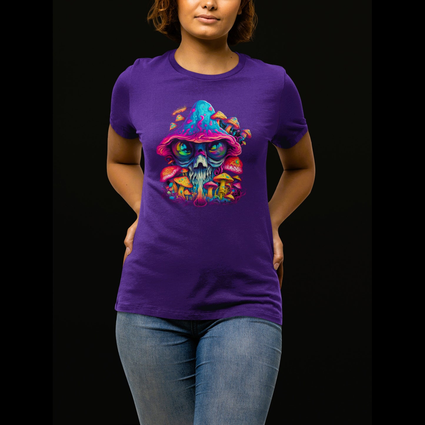 Mushroom T-Shirt Mushroom T Shirt Trippy Mushroom T-Shirt Trippy Magic Mushroom T shirt Psychedelic Mushroom Shirt Gift for Stoner