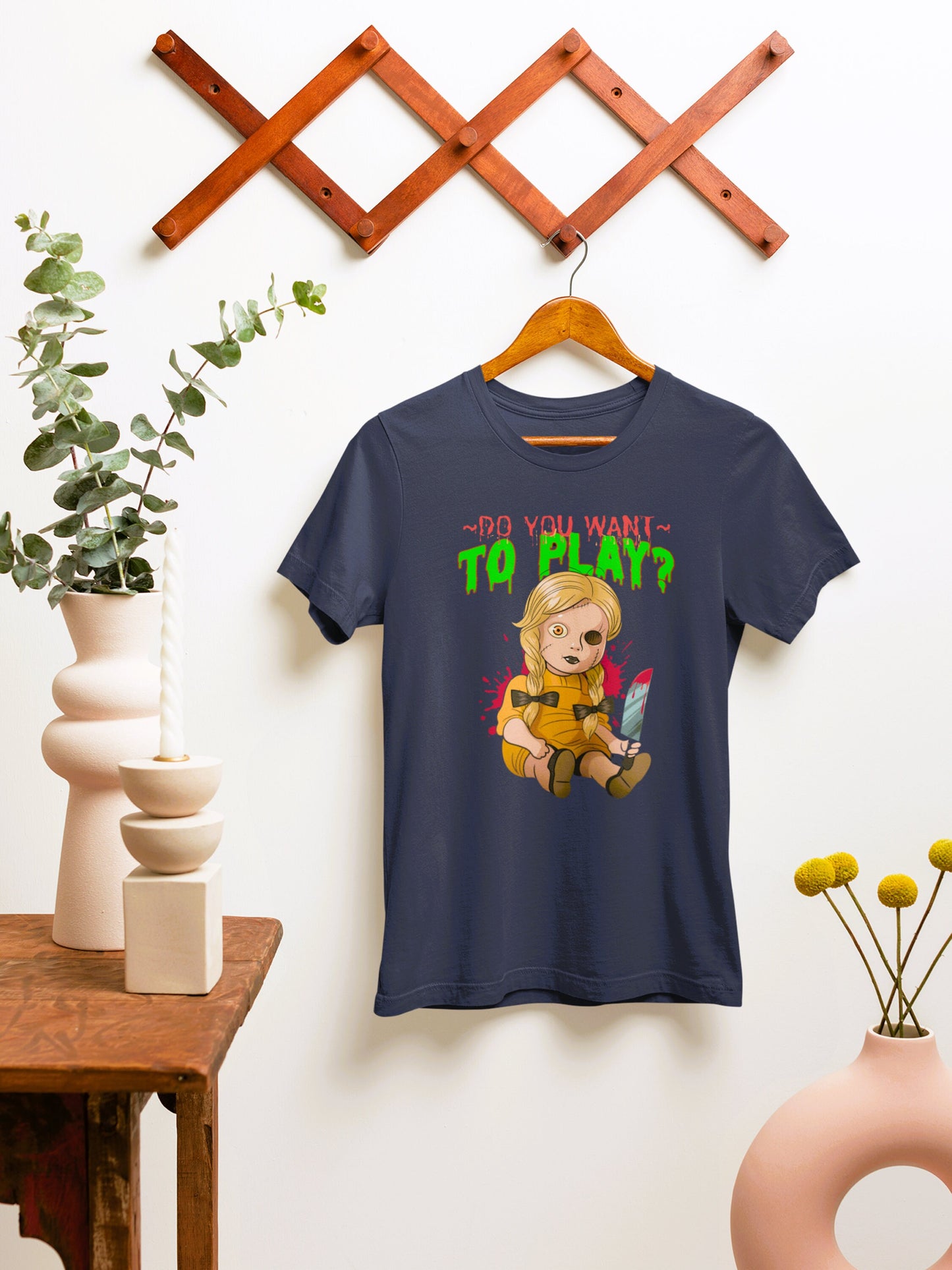 Halloween T-Shirt Halloween Shirt Creepy Doll T-Shirt Doll Lover TShirt Gift for Doll Lover Scary T-Shirt Horror Tee Horror Lover Shirt