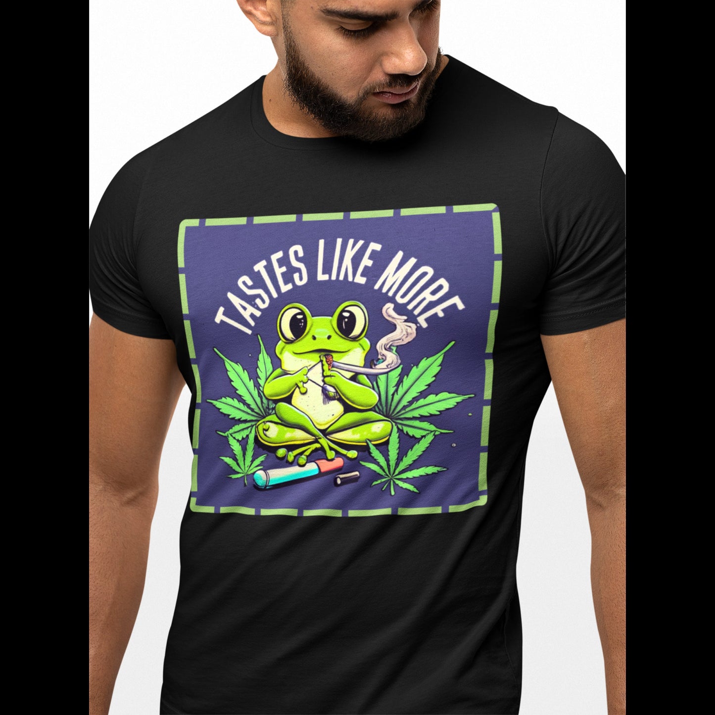 Frog T-Shirt Frog lover Shirt Gift for Frog Lover Cannabis T-Shirt Pot Shirt Marijuana Shirt Gift Stoner Funny Frog Shirt Funny Pot Tee