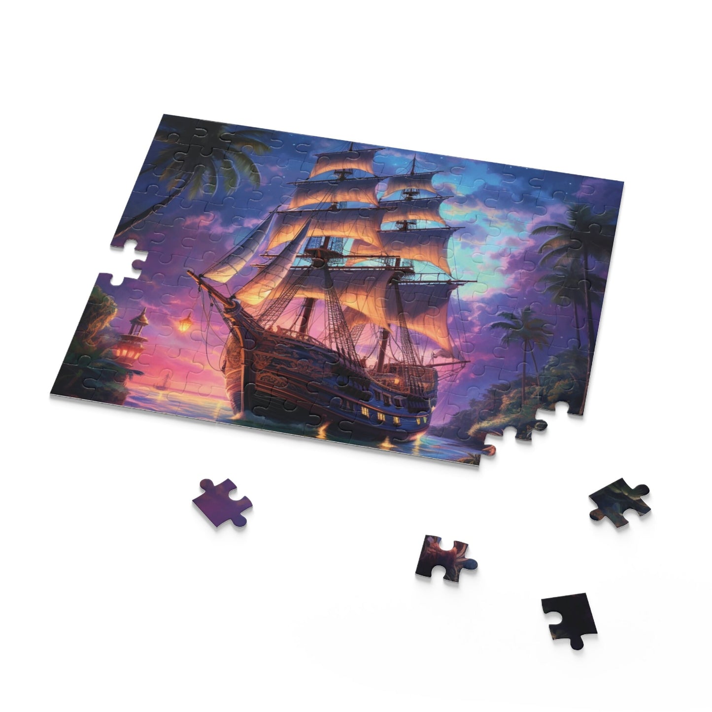 Pirate Ship Jigsaw Puzzle (120, 252, 500-Piece)