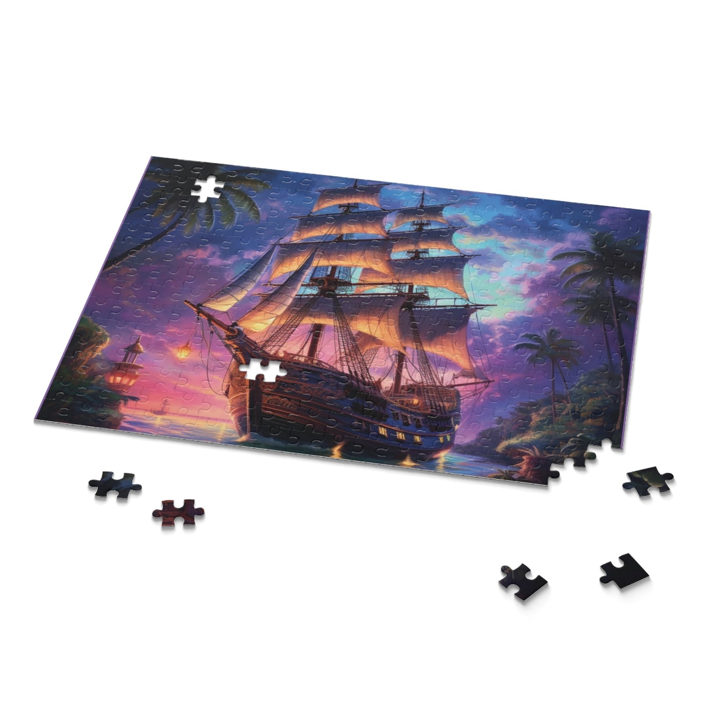 Pirate Ship Jigsaw Puzzle (120, 252, 500-Piece)