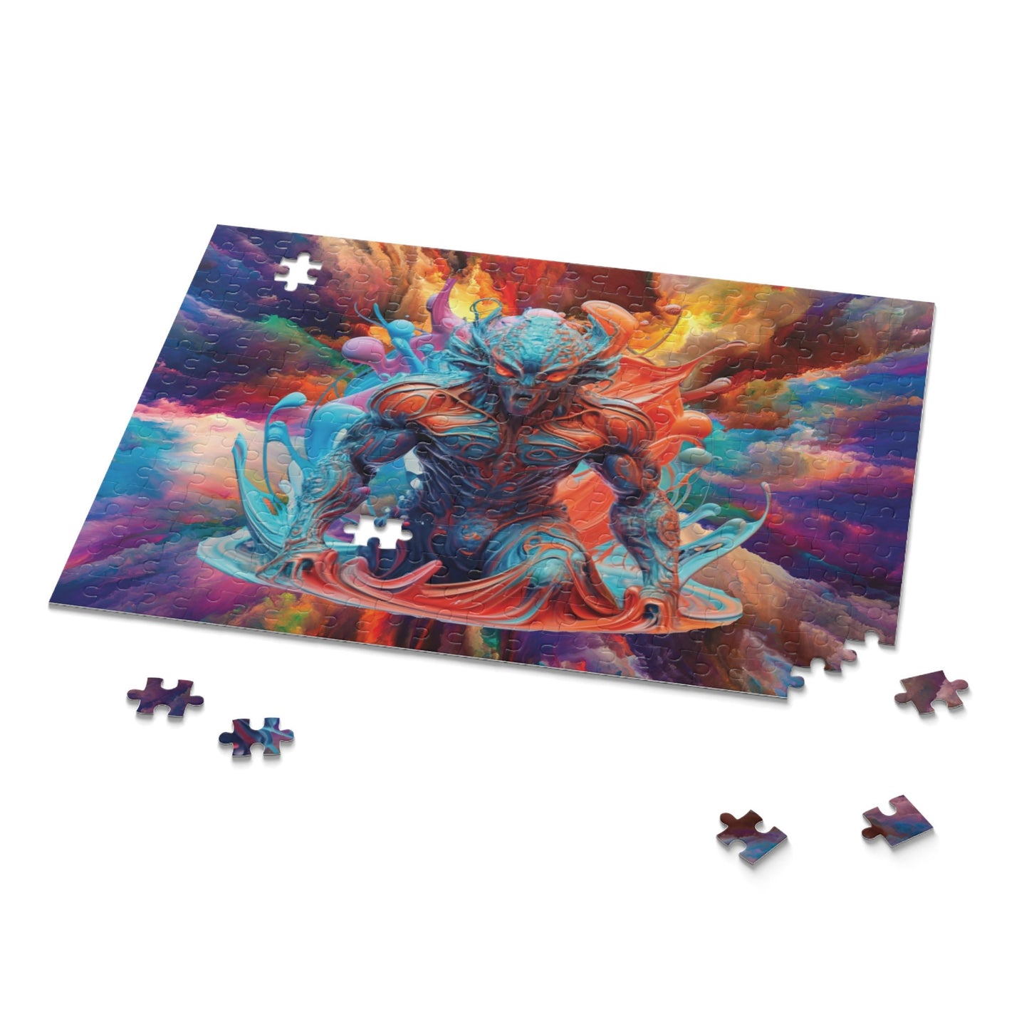 Demon Jigsaw Puzzle  Water Splash Demon Puzzle (120, 252, 500-Piece)