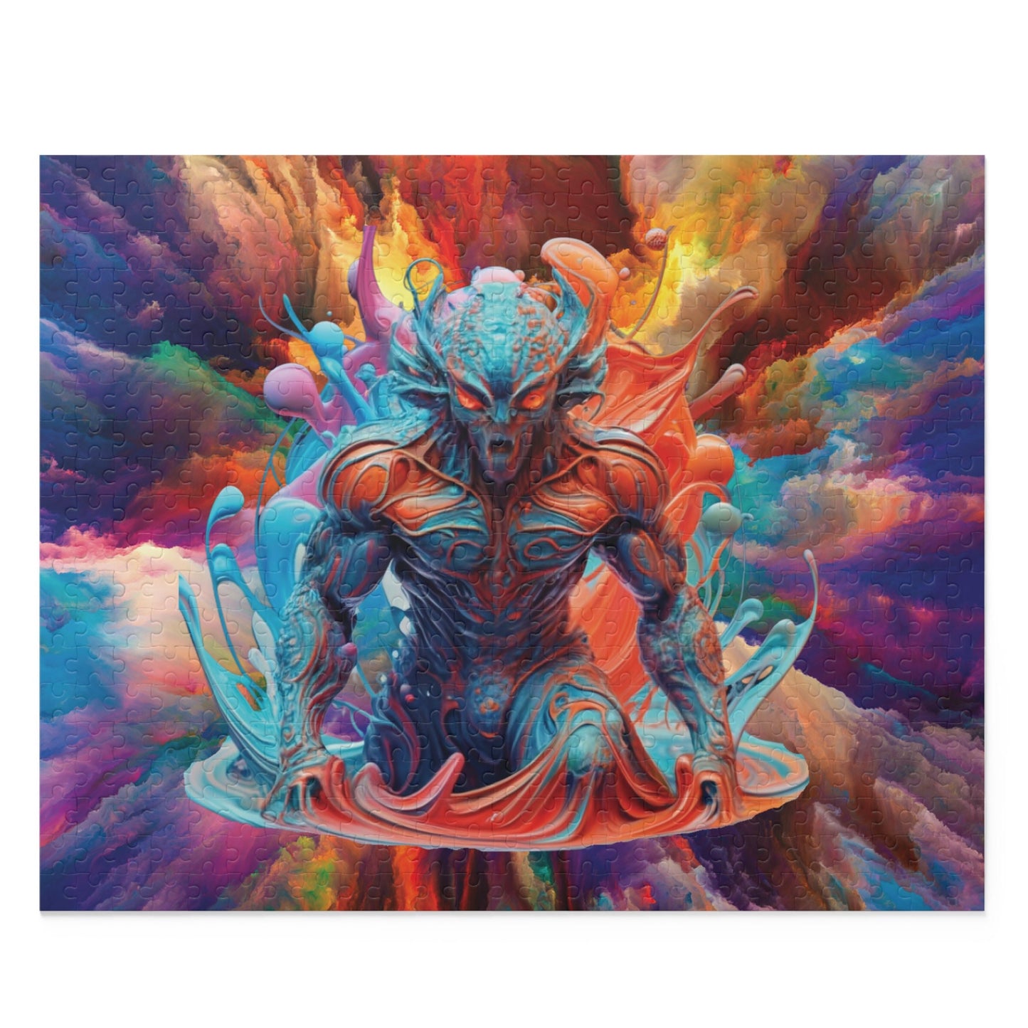 Demon Jigsaw Puzzle  Water Splash Demon Puzzle (120, 252, 500-Piece)