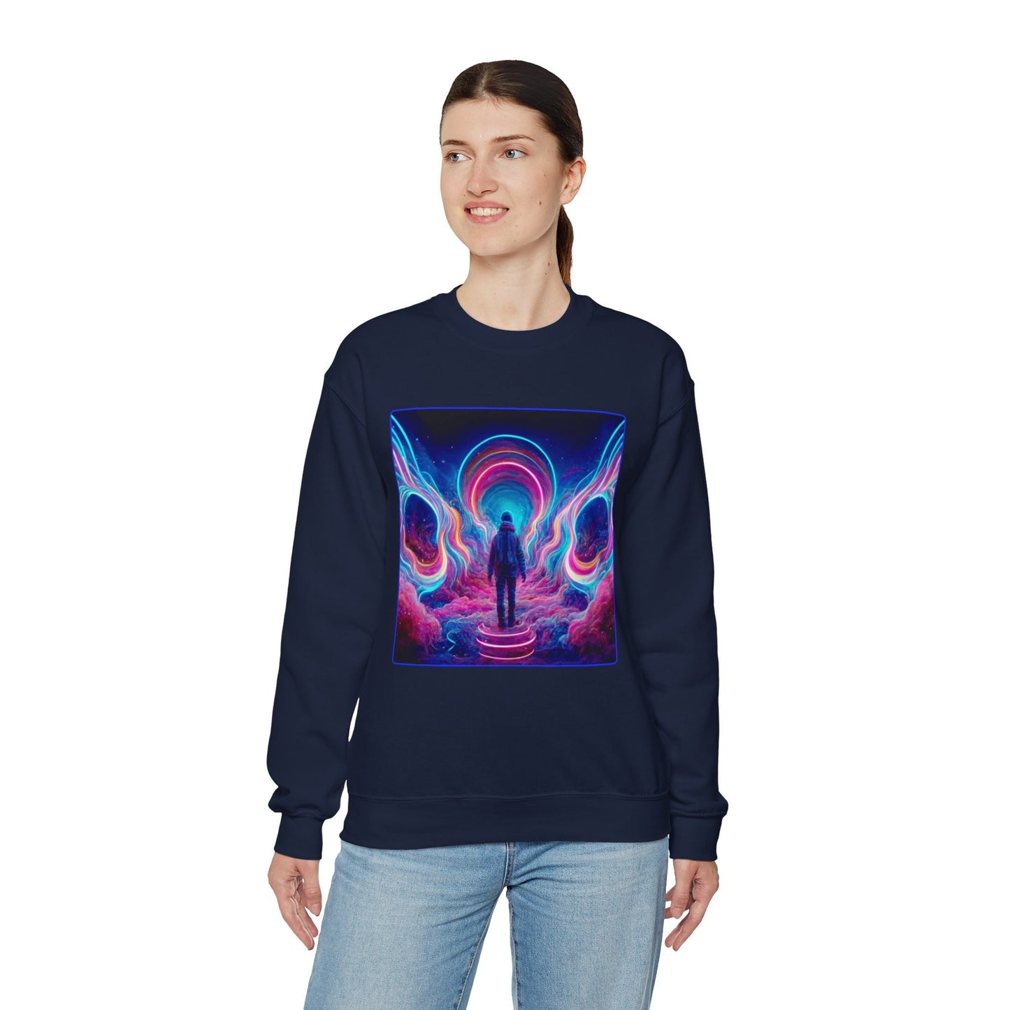 Space Abstract Art Sweatshirt Celestial Shirt  Cosmic Space Sweatshirt Space Shirt