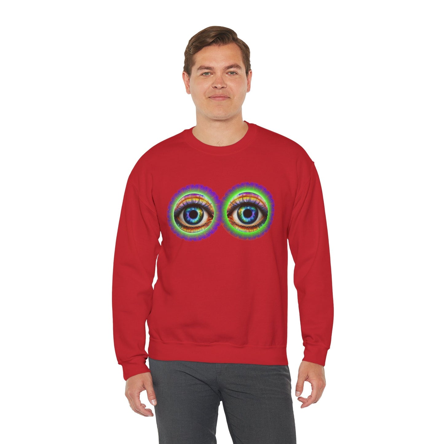 Eye Sweatshirt Rainbow Eye Sweatshirt Evil Eye Shirt Eyeball Sweatshirt Eyeball Shirt