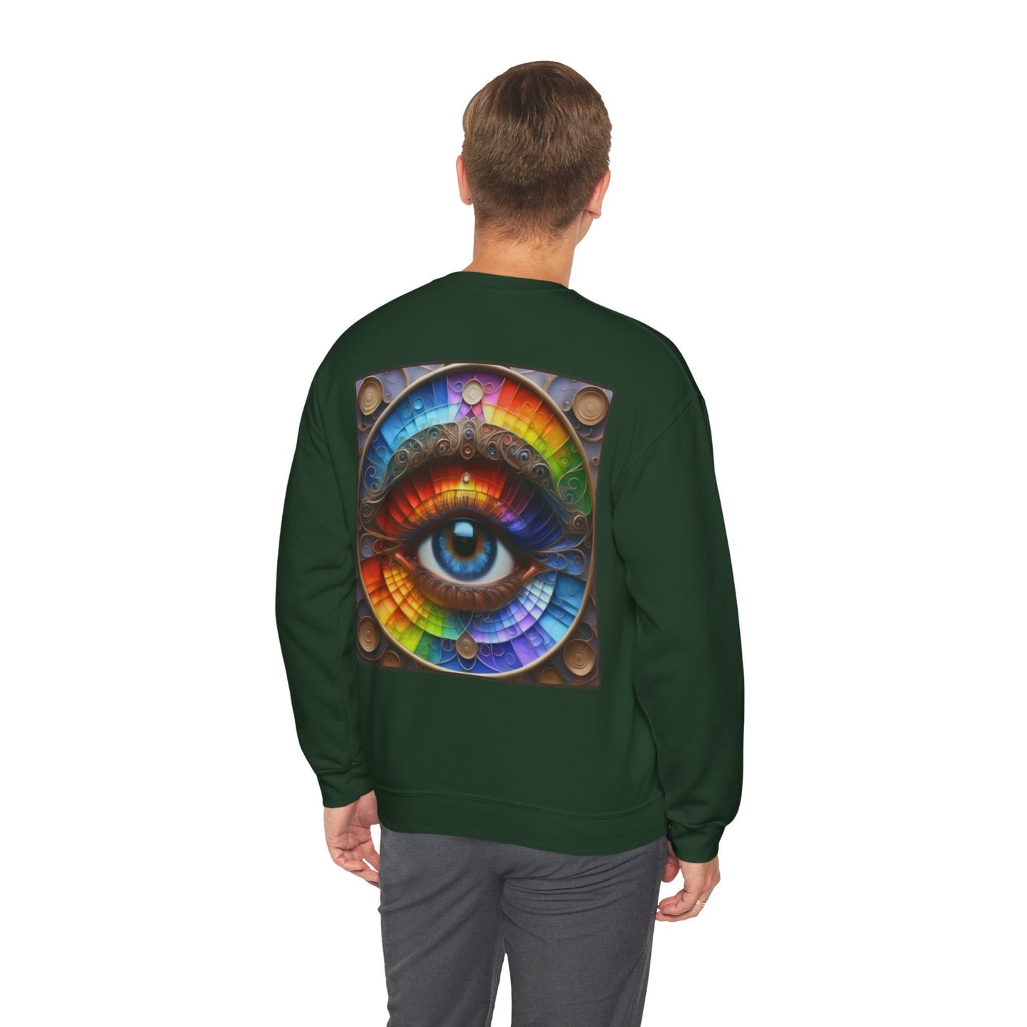 Rainbow Eye Sweatshirt Eye Sweatshirt Eyeball Shirt Eye Shirt Evil Eye Sweatshirt Evil Eye Shirt Unique Shirt