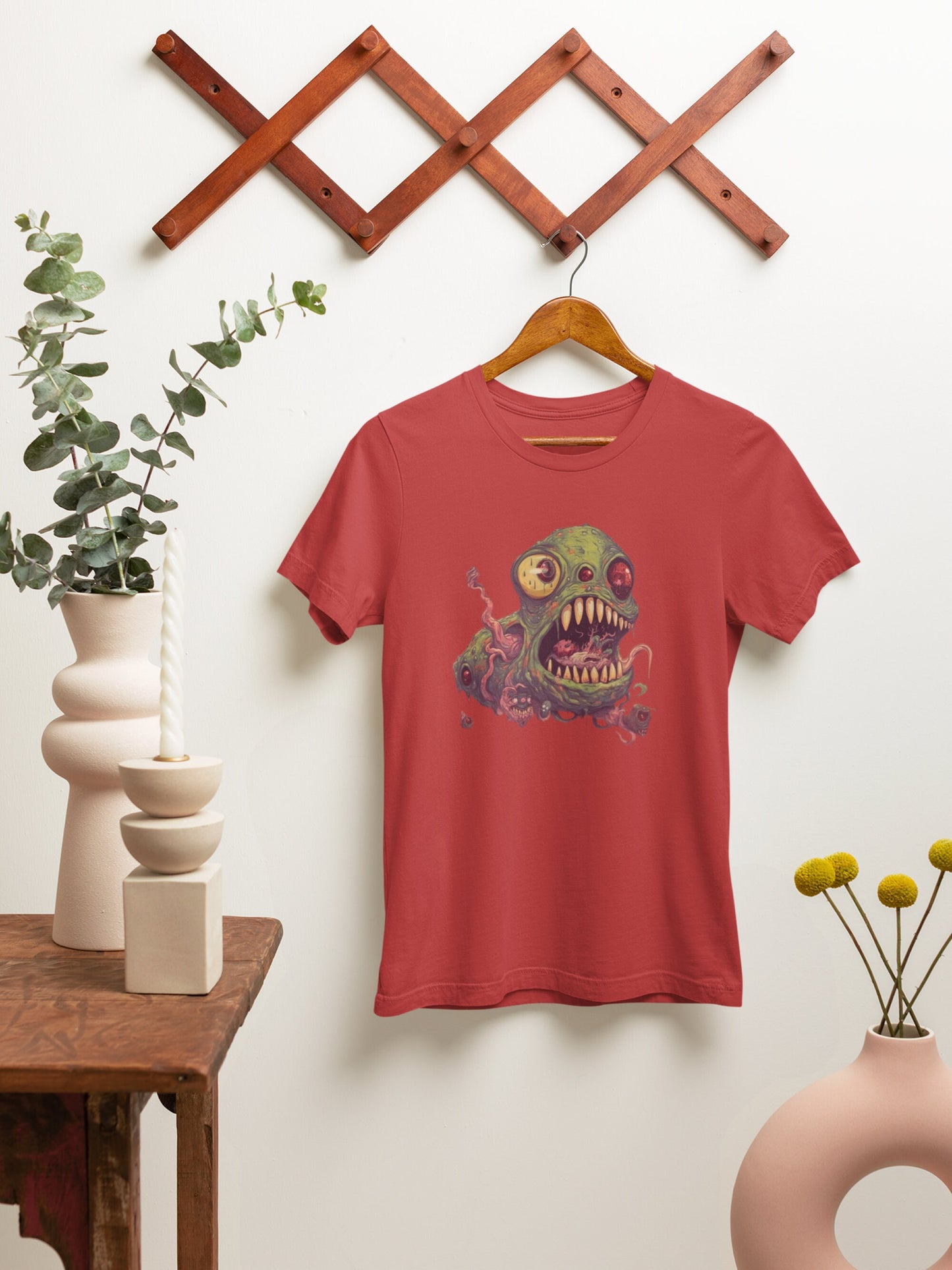 Goth Monster T-Shirt Monster T Shirt Gothic Grunge Tee Monster Demon Shirt Gift For Monster Lover Gift Demon Lover TShirt Horror Lover T