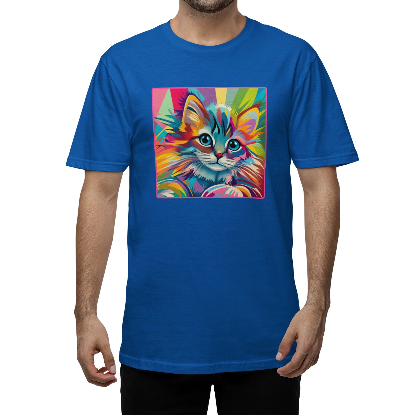 Cat T-Shirt Cat ShirtKre8 Art Inspired Cat T-Shirt  Unisex Soft style Cotton T-Shirt