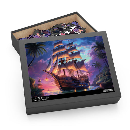 Pirate Ship Jigsaw Puzzle (120, 252, 500-Piece)