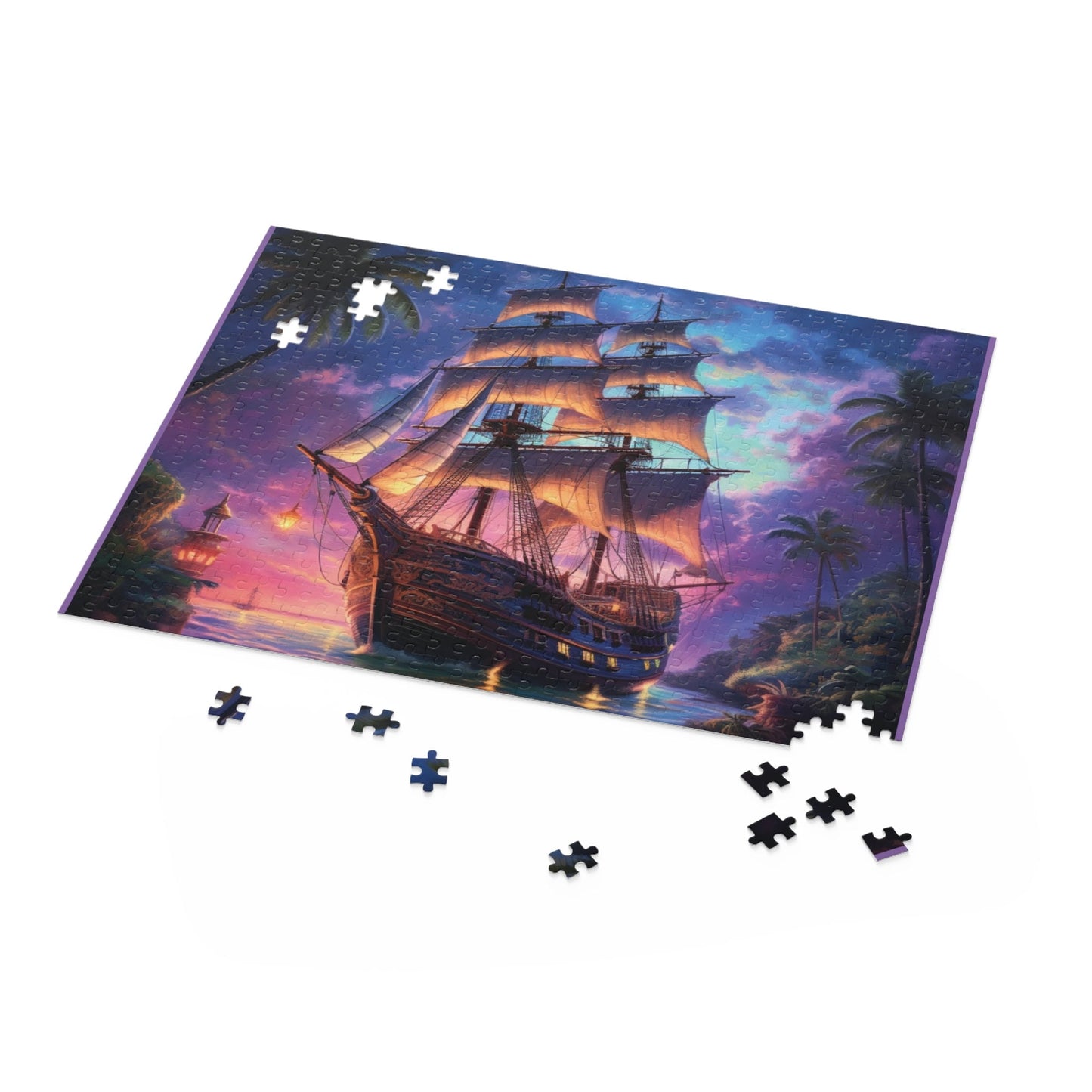 Pirate Ship Jigsaw Puzzle (120, 252, 500-Piece)