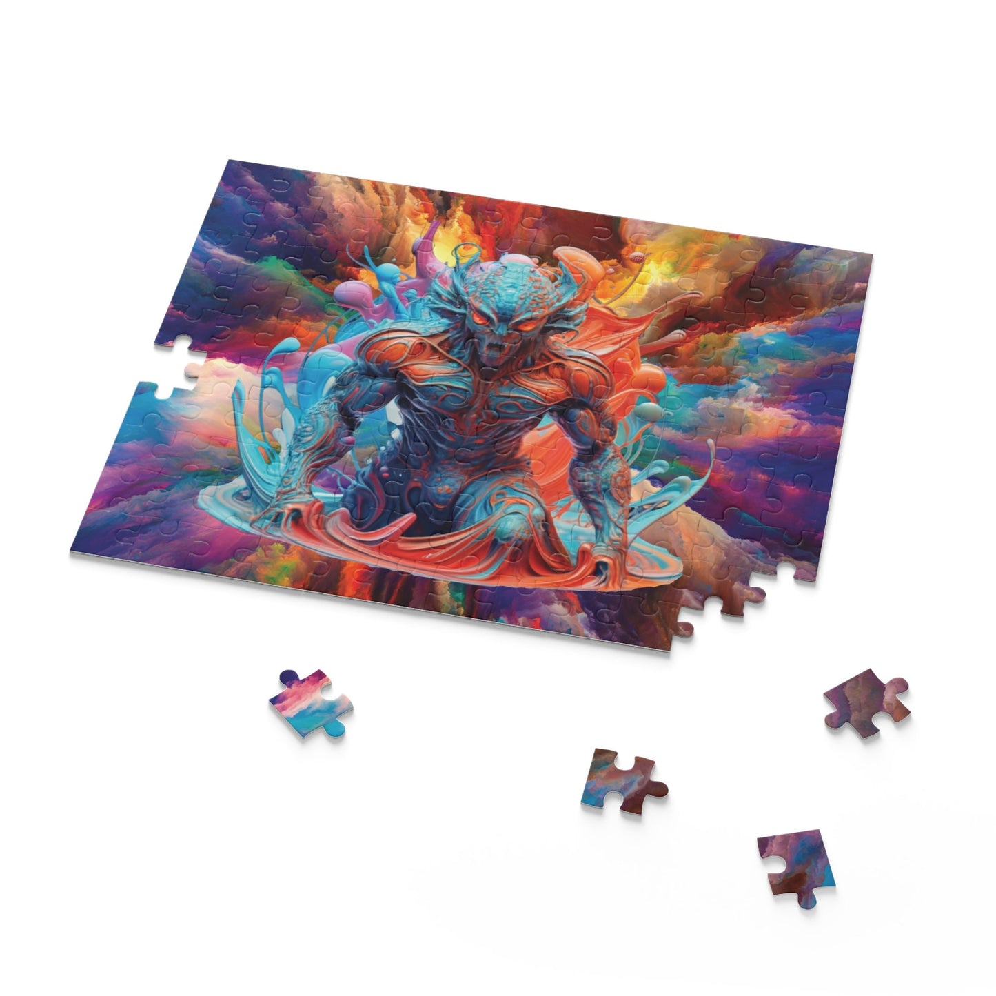 Demon Jigsaw Puzzle  Water Splash Demon Puzzle (120, 252, 500-Piece)