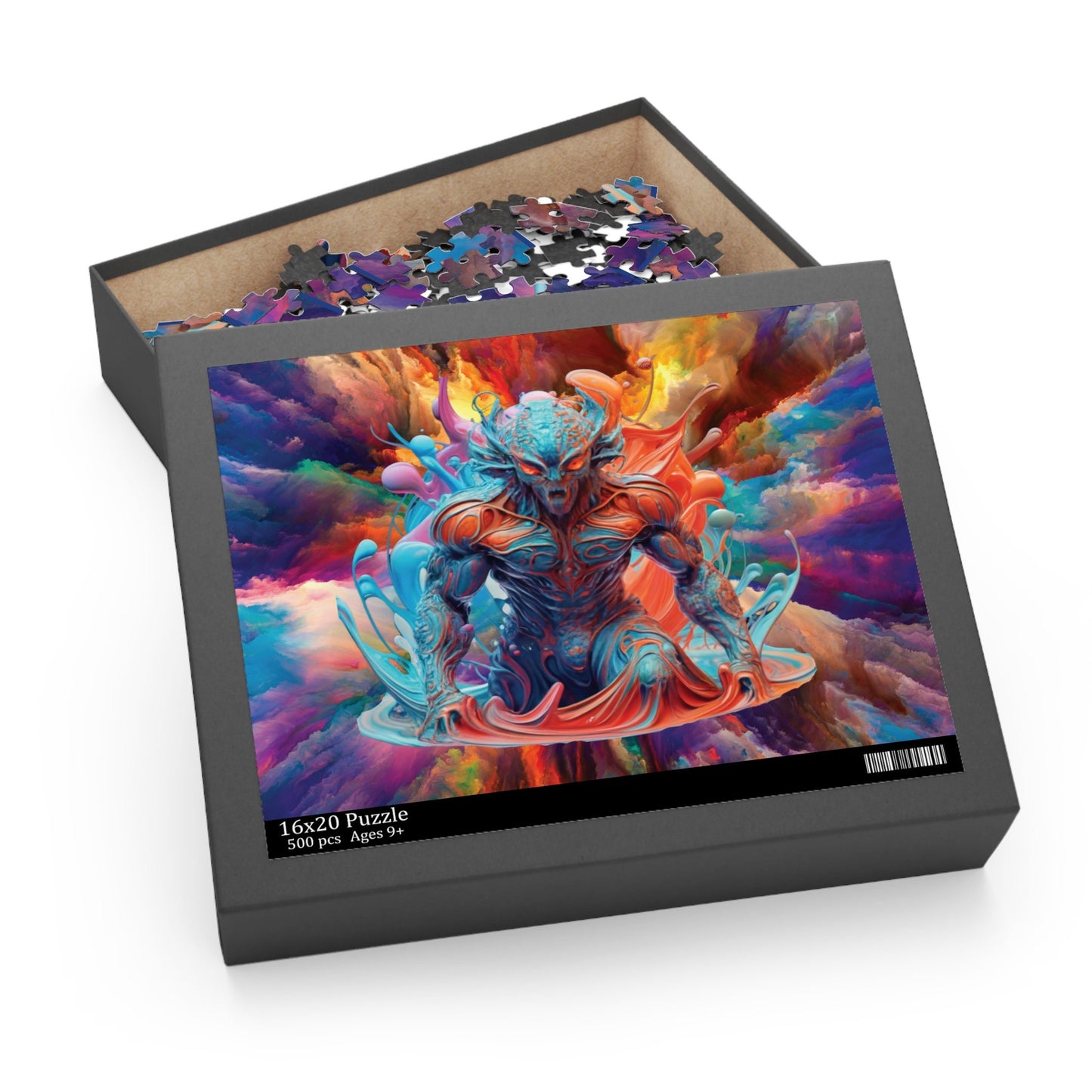 Demon Jigsaw Puzzle  Water Splash Demon Puzzle (120, 252, 500-Piece)