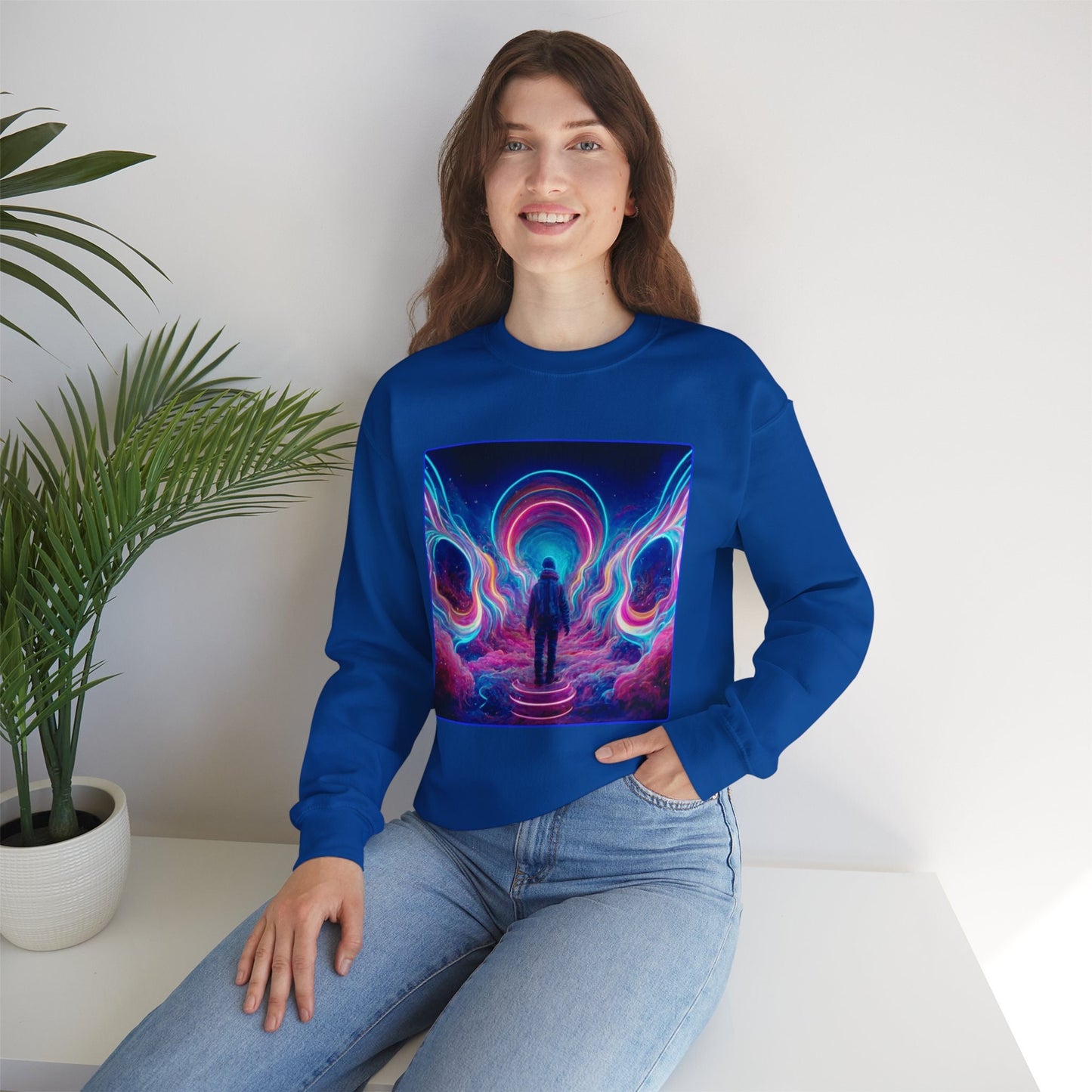 Space Abstract Art Sweatshirt Celestial Shirt  Cosmic Space Sweatshirt Space Shirt