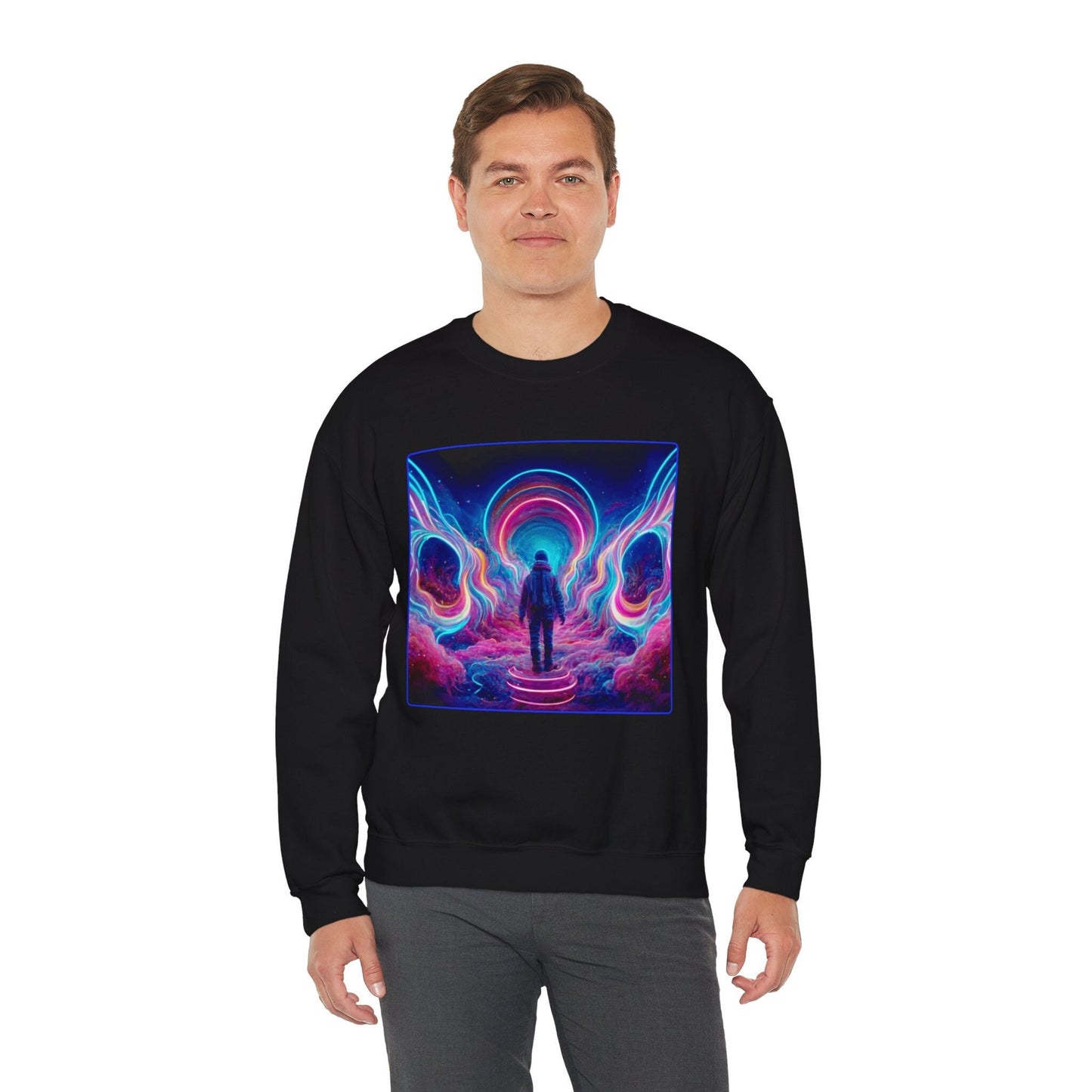 Space Abstract Art Sweatshirt Celestial Shirt  Cosmic Space Sweatshirt Space Shirt