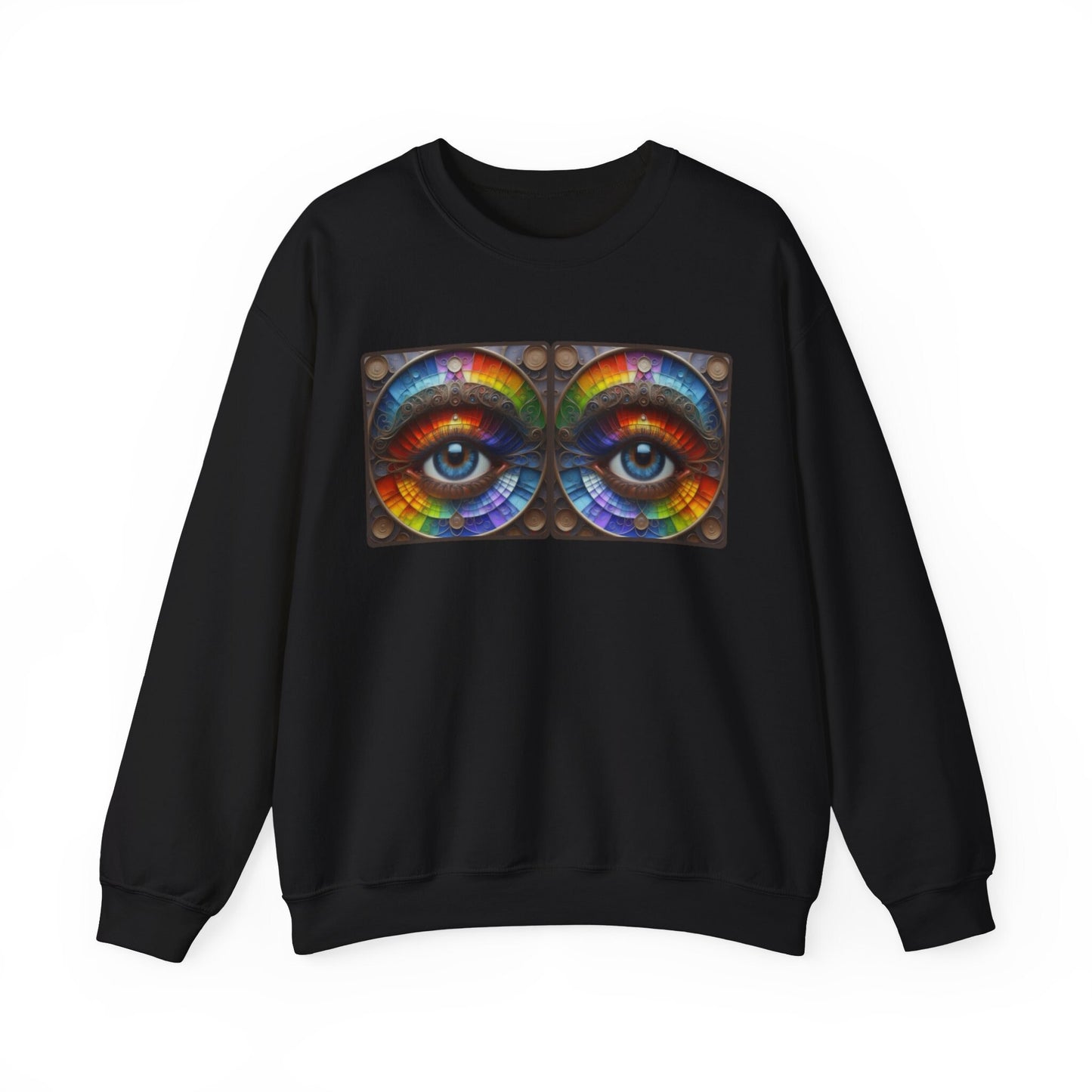 Rainbow Eye Sweatshirt Eye Sweatshirt Eyeball Shirt Eye Shirt Evil Eye Sweatshirt Evil Eye Shirt Unique Shirt