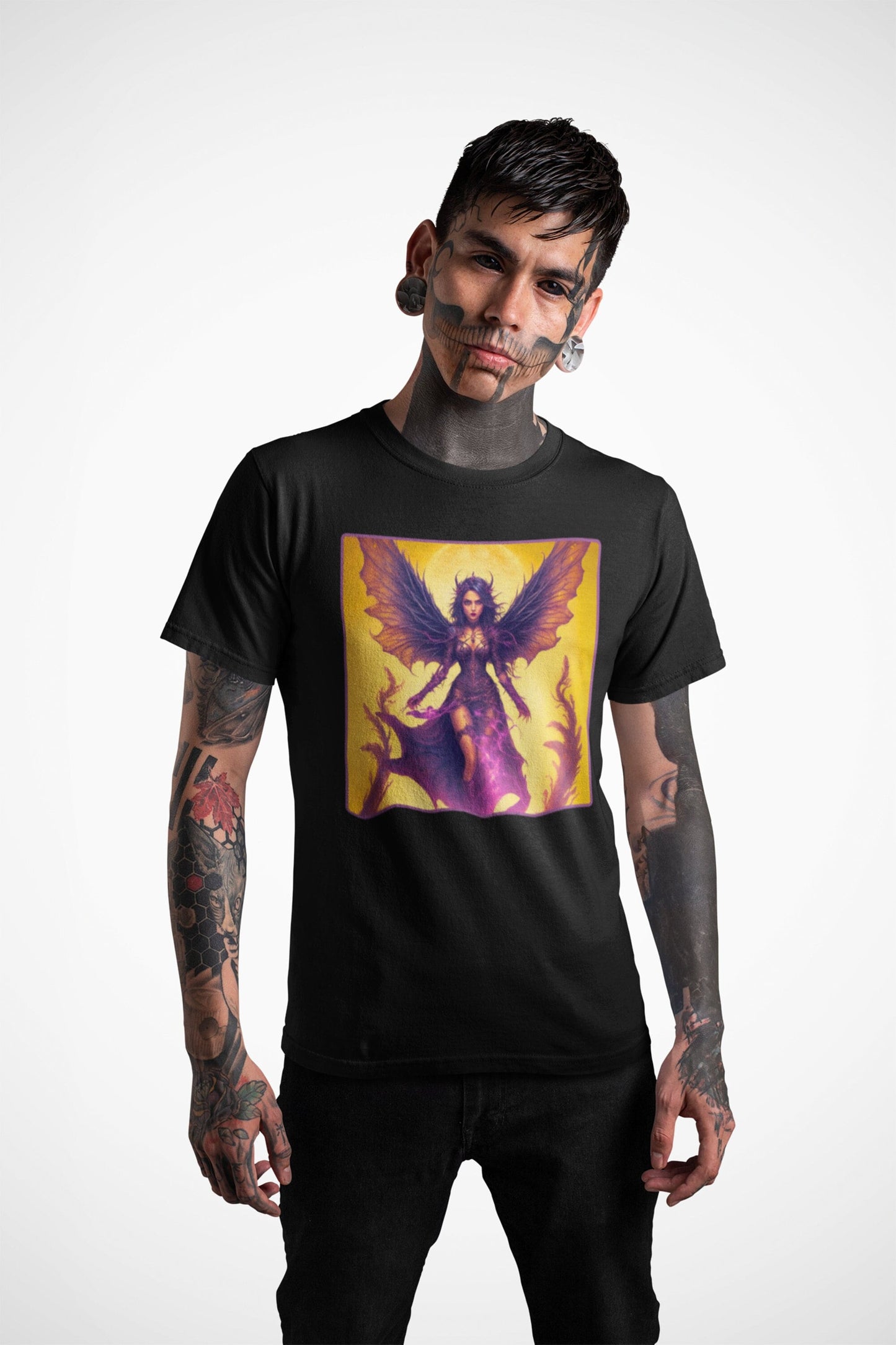 Dark Fairy T-Shirt Dark Angel T-Shirt Fairy T-Shirt Angel T-Shirt Angel T Shirt Fairy Goth Gothic Grunge T Demon Tee Angel Lover Fairy Gift